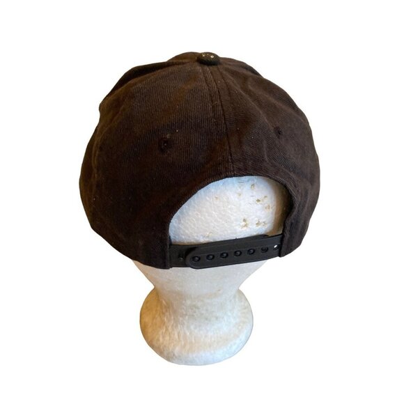 Black Stanley Tools Hat Cap Adjustable Snapback Worn Distressed - Picture 2 of 7